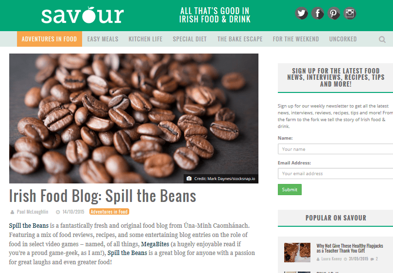 savour feature